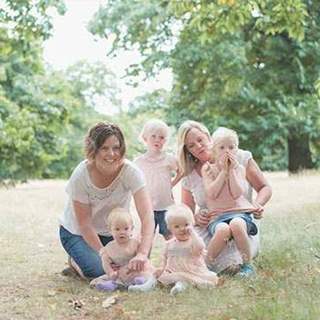 Same-sex couple family