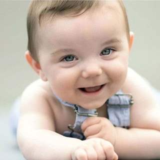 Baby crawling