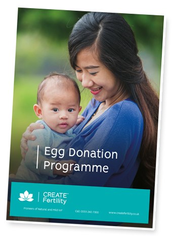 CREATE Fertility Egg Donation Programme guide