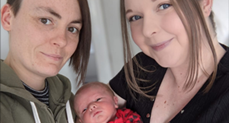 Stacey, Lizz and baby